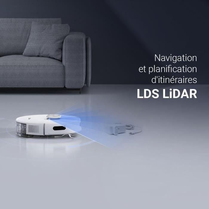 EZVIZ RE5 - Robot aspirador - Potencia de 4000 Pa - Navegación LIDAR - Evita obstáculos - Detección de alfombras 5 EZVIZ RE5 - Robot aspirador - Potencia de 4000 Pa - Navegación LIDAR - Evita obstáculos - Detección de alfombras 5