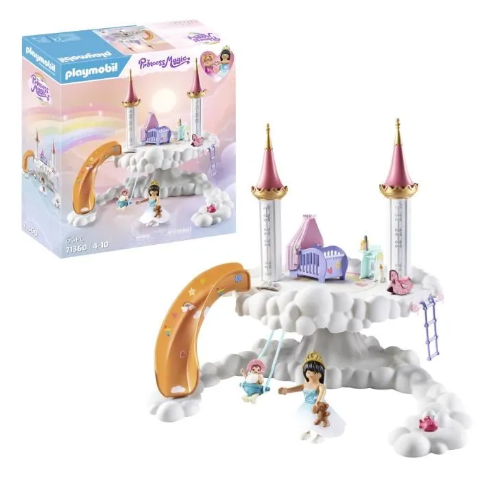 Playmobil 71360 Guardería en las nubes - Princesa Mágica - Con una princesa, un bebé y accesorios - A partir de 4 años 3 Playmobil 71360 Guardería en las nubes - Princesa Mágica - Con una princesa, un bebé y accesorios - A partir de 4 años 3