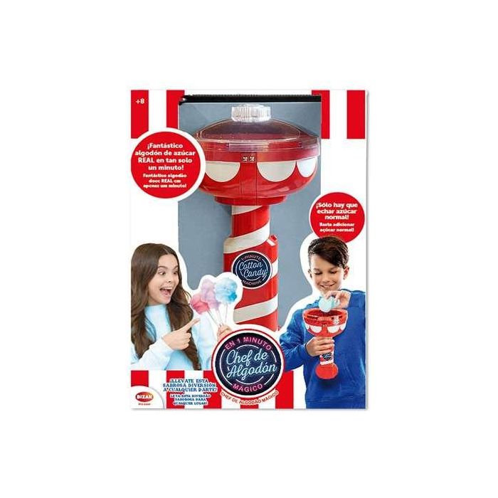 Bizak Estudio Chef De Algodón Mágico Máquina De Algodón De Azúcar Real Fácil Y Rápida
