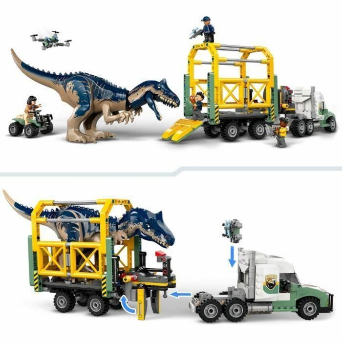 LEGO Jurassic World 76966 Misiones de Dinosaurios: Camión de Transporte del Alosaurio 4