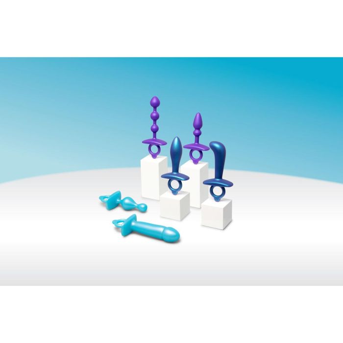 Plug Anal B-Vibe Azul (7,6 cm) 3 Plug Anal B-Vibe Azul (7,6 cm) 3