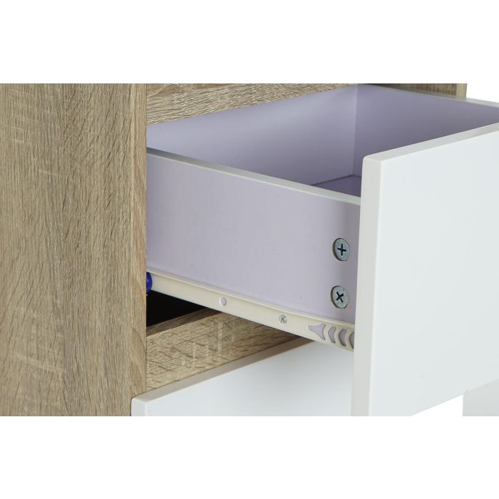 DKD Home Decor Escritorio Scandi Gris Natural 150 x 120 x 75 cm Metal MDF 3