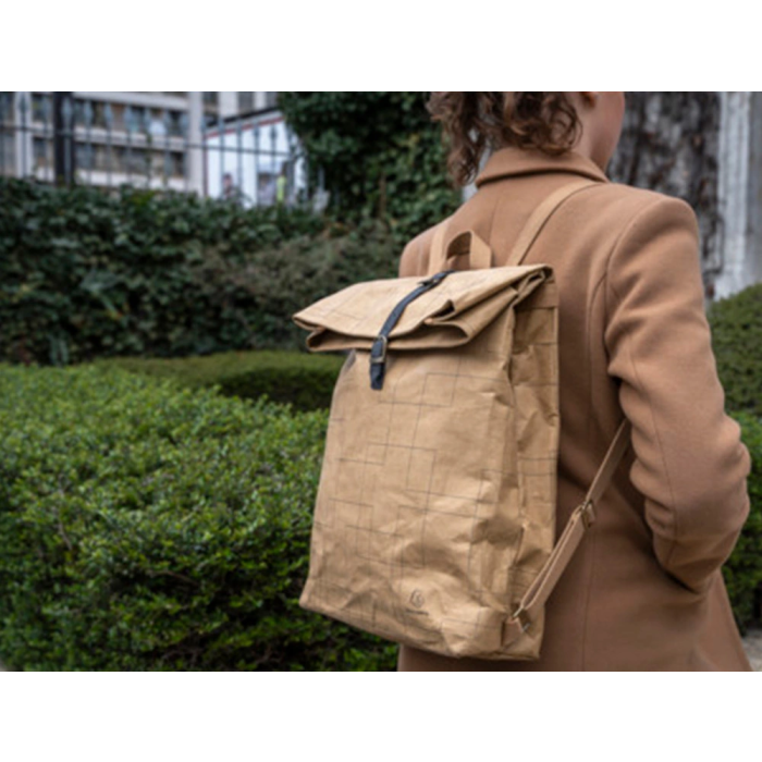 Exacompta Mochila Eterneco Cuero Imitación Vegetal 360x100x450 mm 4