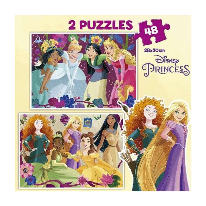Educa Puzzle 2x48 Disney Princess 3