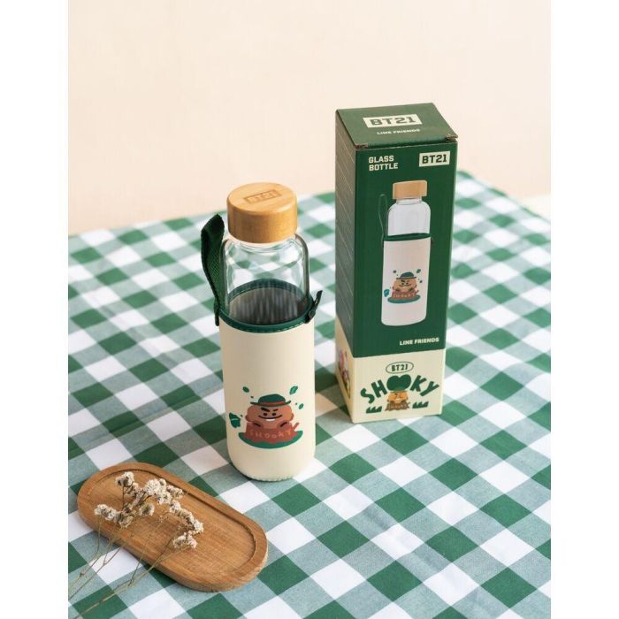 Botella cristal Shooky BT21 2 Botella cristal Shooky BT21 2