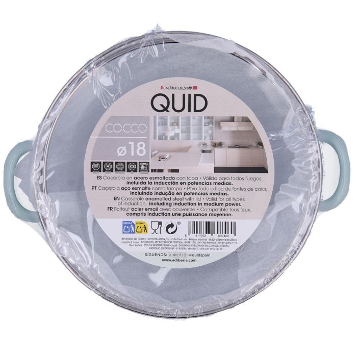 Cacerola Acero Esmaltado Cocco Quid 18 cm - 1,4 L Cacerola Acero Esmaltado Cocco Quid 18 cm - 1,4 L