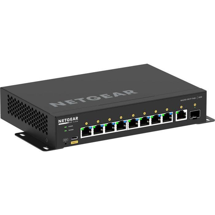 Netgear 8x1G PoE+ 110W 1x1G and 1xSFP Managed Switch 2 Netgear 8x1G PoE+ 110W 1x1G and 1xSFP Managed Switch 2