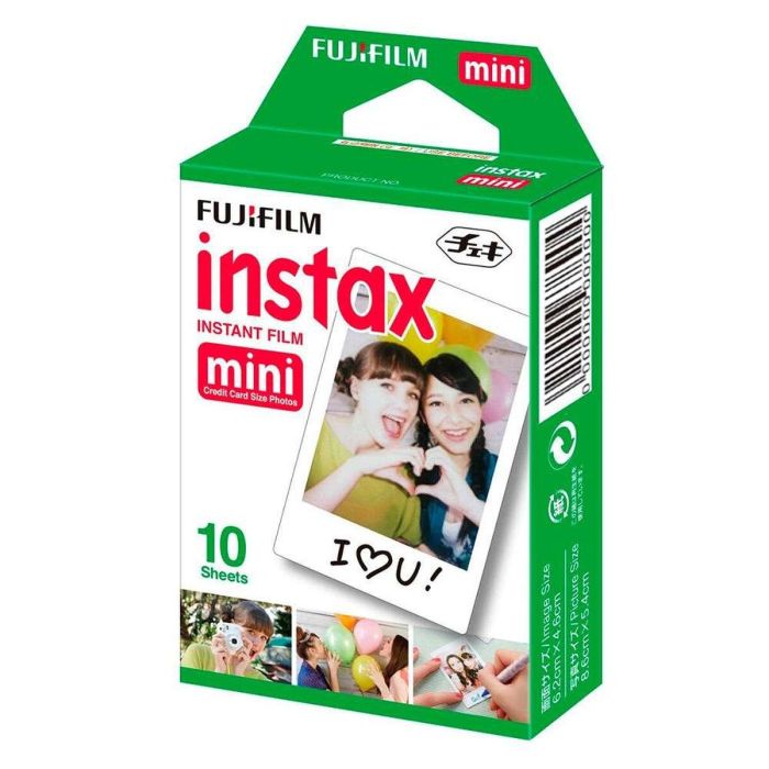 Fujifilm Cartucho de Carga para 10 Fotos Instax Mini Película ISO 800 Tamaño 54x86mm 7