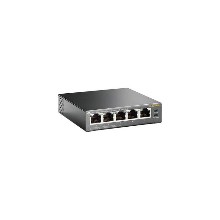 Tp-link Switch TL-SG1005P 5 Puertos Gigabit PoE de Sobremesa 4 Puertos PoE 56W 10/100/1000Mbps 1