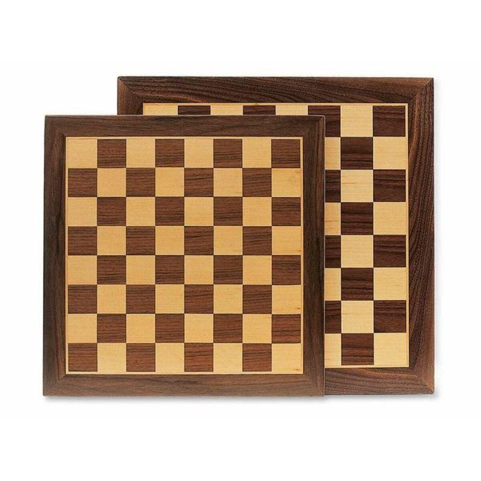 Cayro Tablero de Ajedrez de Madera con Marquetería 35x35 cm para 2 Jugadores, Edad 5+ Años