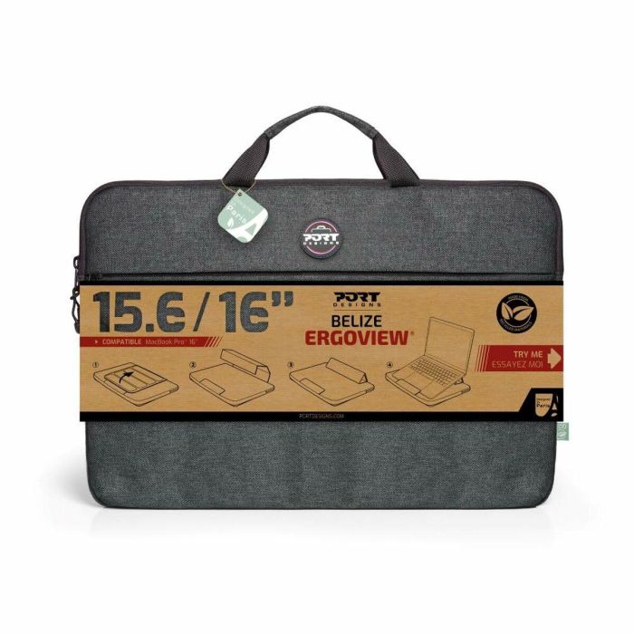 Port Designs POR1727109812791 Bolso para portátil BELIZE II ERGOVIEW 15.6/16'' con soporte integrado 1 Port Designs POR1727109812791 Bolso para portátil BELIZE II ERGOVIEW 15.6/16'' con soporte integrado 1