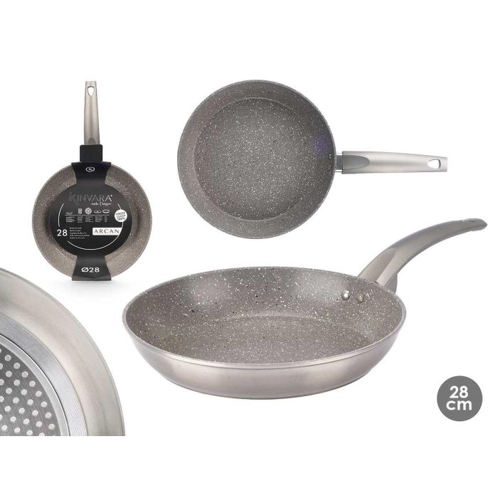 Sartén de Inducción Antiadherente Kinvara, Aluminio Forjado, 28 cm (6 Unidades) Sartén de Inducción Antiadherente Kinvara, Aluminio Forjado, 28 cm (6 Unidades)