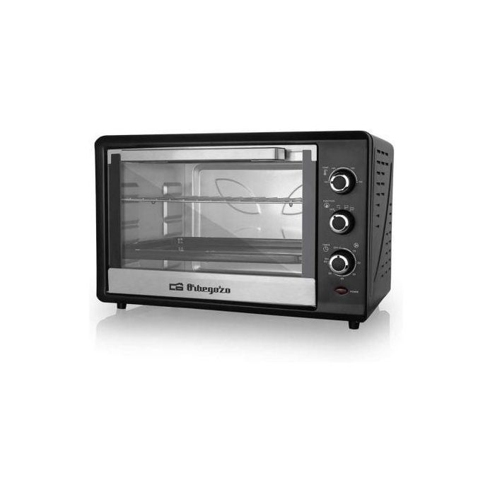 HORNO DE SOBREMESA ORBEGOZO HOT 454 - 2000W - CAPACIDAD 45L - CONVECCION - RESISTENCIAS ACERO INOX - BANDEJA + REJILLA + GANCHO 0 HORNO DE SOBREMESA ORBEGOZO HOT 454 - 2000W - CAPACIDAD 45L - CONVECCION - RESISTENCIAS ACERO INOX - BANDEJA + REJILLA + GANCHO 0
