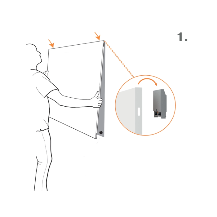 Nobo Pizarra Blanca Magnética Infinity Sin Marco Acero Lacado 900x600 mm 10