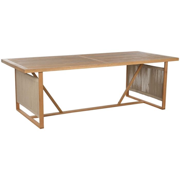 Mesa Comedor Terraza Y Jardin DKD Home Decor Marron Crudo 100 x 75 x 230 cm Set de 9 10 Mesa Comedor Terraza Y Jardin DKD Home Decor Marron Crudo 100 x 75 x 230 cm Set de 9 10