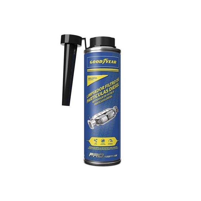 Goodyear GODA0006 Limpiador Aditivo para Filtro Partículas Diésel (DPF) 300ml - Desatasca, Regenera y Alarga Vida Útil