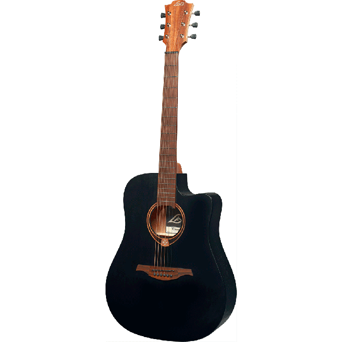 Guitarra Acústica Lâg Dreadnought Cutaway Tramontane 70 A/C - Negro Satinado 1 Guitarra Acústica Lâg Dreadnought Cutaway Tramontane 70 A/C - Negro Satinado 1