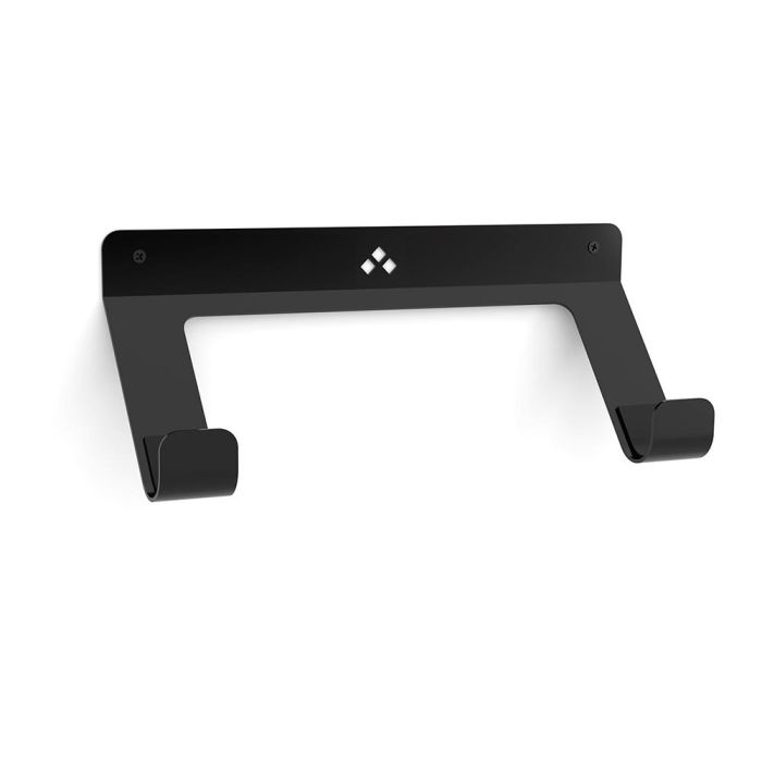 Rei Soporte fijo patín 8076 acero negro mate 13x24x32 cm max 15kg Rei Soporte fijo patín 8076 acero negro mate 13x24x32 cm max 15kg