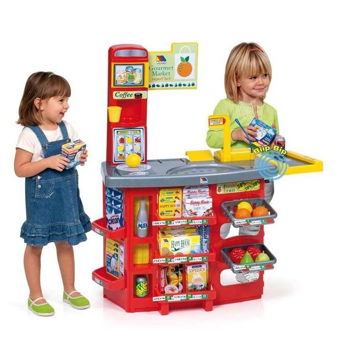 Supermercado con 20 accesorios y carrito de la compra. scanner con sonido.103 cm 4 Supermercado con 20 accesorios y carrito de la compra. scanner con sonido.103 cm 4