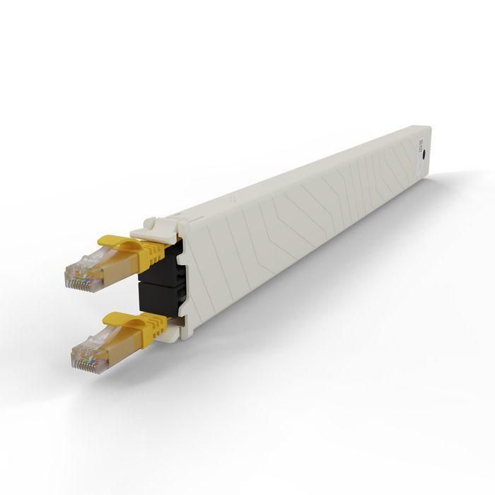PATCHBOX patchbox.one Cable Cassette Cat.6a UTP 8RU Amarillo para gestión de cables en Rack Modular, con fácil intercambio y soporte PoE++ 5 PATCHBOX patchbox.one Cable Cassette Cat.6a UTP 8RU Amarillo para gestión de cables en Rack Modular, con fácil intercambio y soporte PoE++ 5