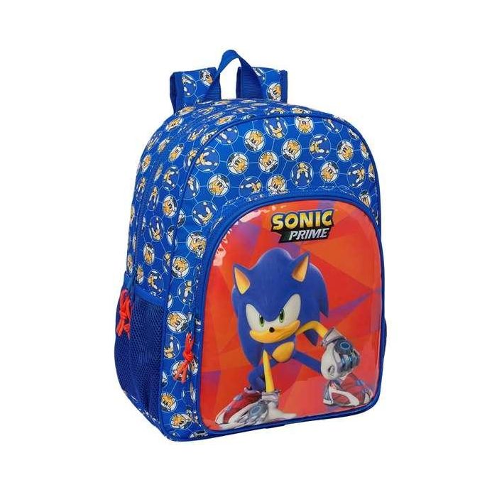 Mochila Escolar Sonic Prime Azul 33 x 42 x 14 cm Mochila Escolar Sonic Prime Azul 33 x 42 x 14 cm