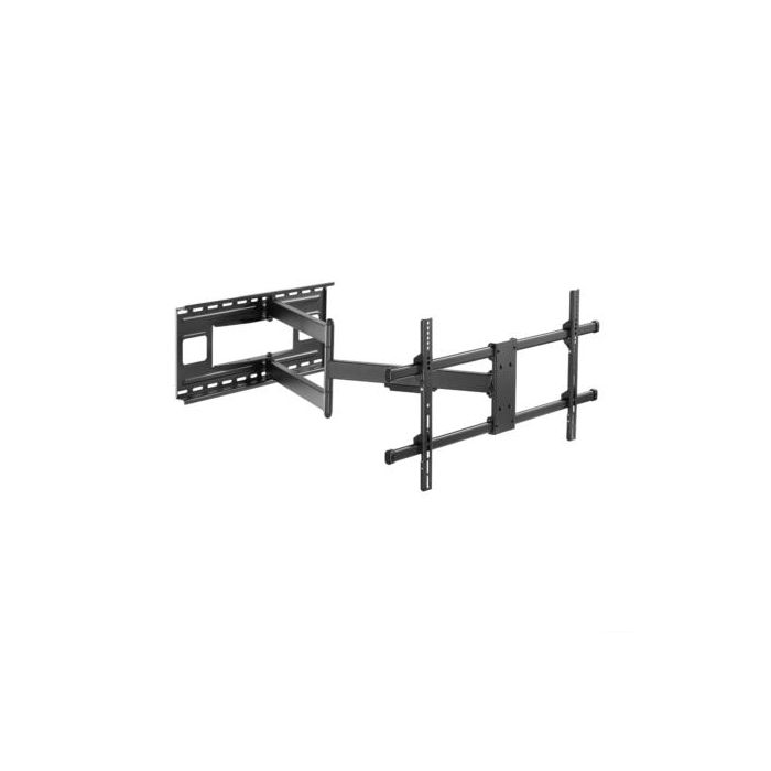 AISENS - SOPORTE PRO GIRATORIO, INCLINABLE Y NIVELABLE PARA MONITOR/TV 50KG DE 43-80, NEGRO