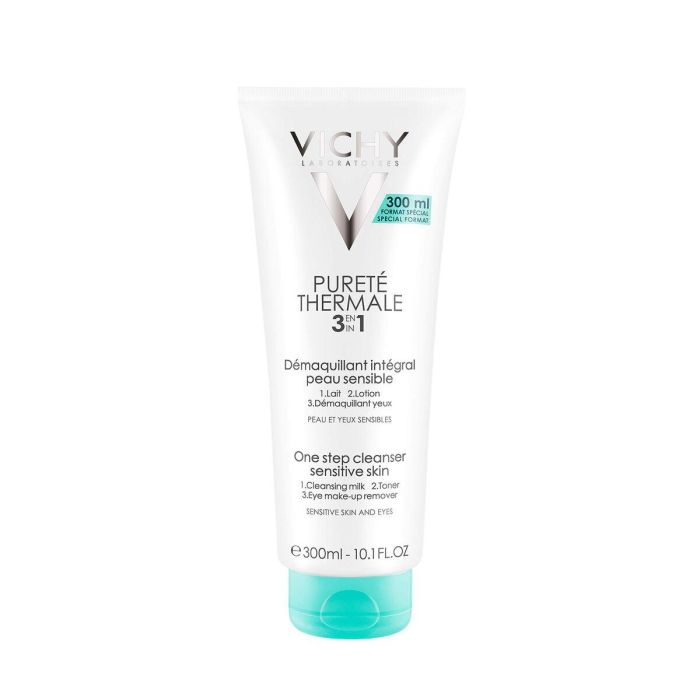 Vichy Pureté Thermale Desmaquillante Integral 3 en 1 Pieles Sensibles Leche-Gel Hipoalergénico para Limpieza Facial 300 ml Vichy Pureté Thermale Desmaquillante Integral 3 en 1 Pieles Sensibles Leche-Gel Hipoalergénico para Limpieza Facial 300 ml