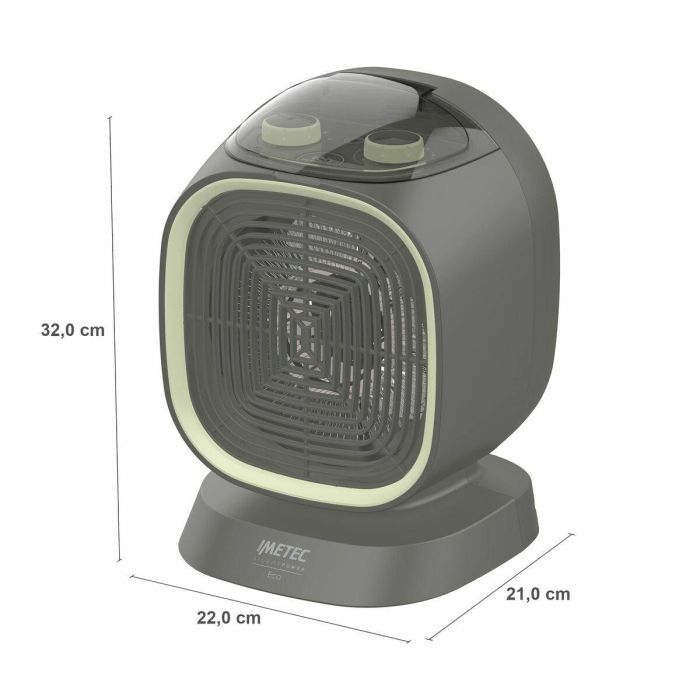 Calefactor Portátil IMETEC 4030 ECOSILENT Negro 3