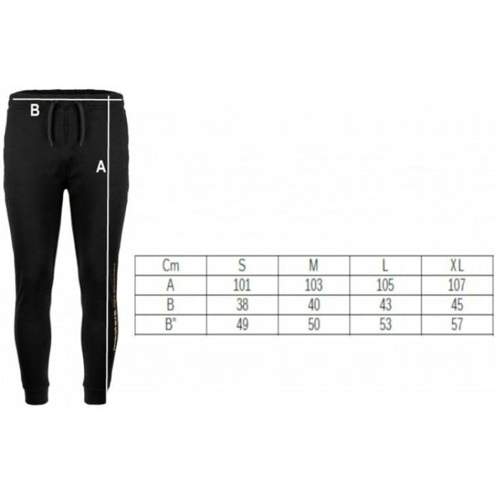 Pantalón Largo Deportivo Masters Negro Hombre 1