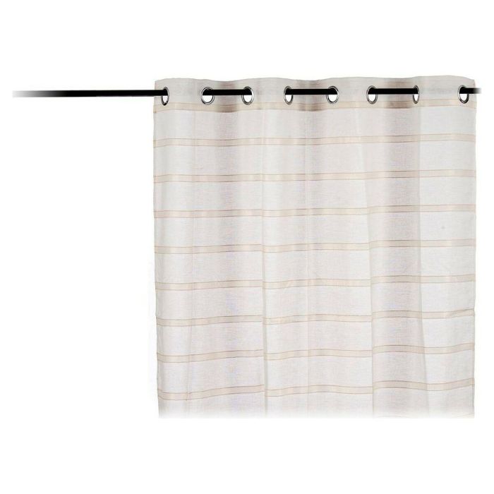 Cortina Visillo Rayas Beige 140x260 cm - Giftdecor (6 Unidades) Cortina Visillo Rayas Beige 140x260 cm - Giftdecor (6 Unidades)