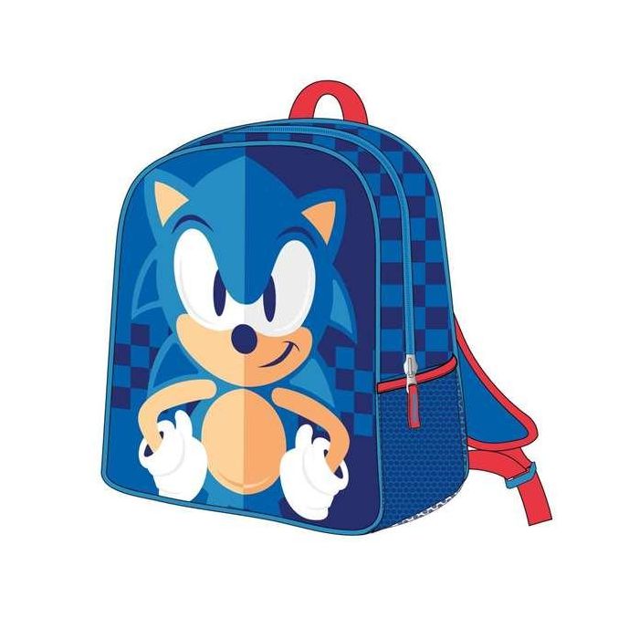 Mochila infantil 3D sonic 25.0 x 31.0 x 10.0 cm