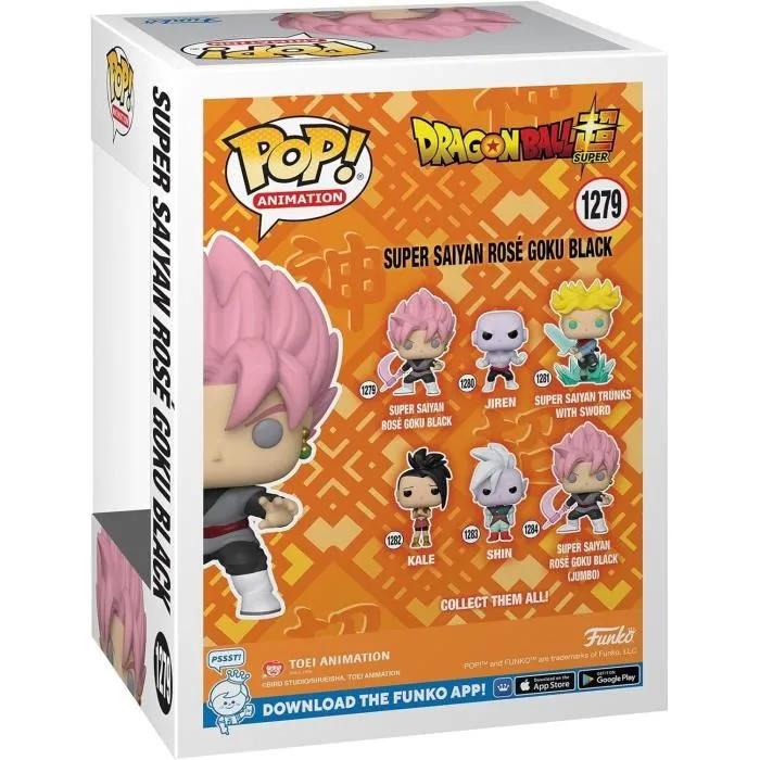 Funko Figura POP Dragon Ball Super Super Saiyan Rose Goku Black Vinilo 9cm Exclusiva 2