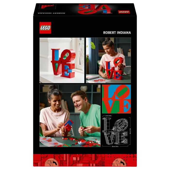 LEGO 31214 Art LOVE Set de Construcción para Adultos - Decoración y Regalo para Parejas LEGO 31214 Art LOVE Set de Construcción para Adultos - Decoración y Regalo para Parejas
