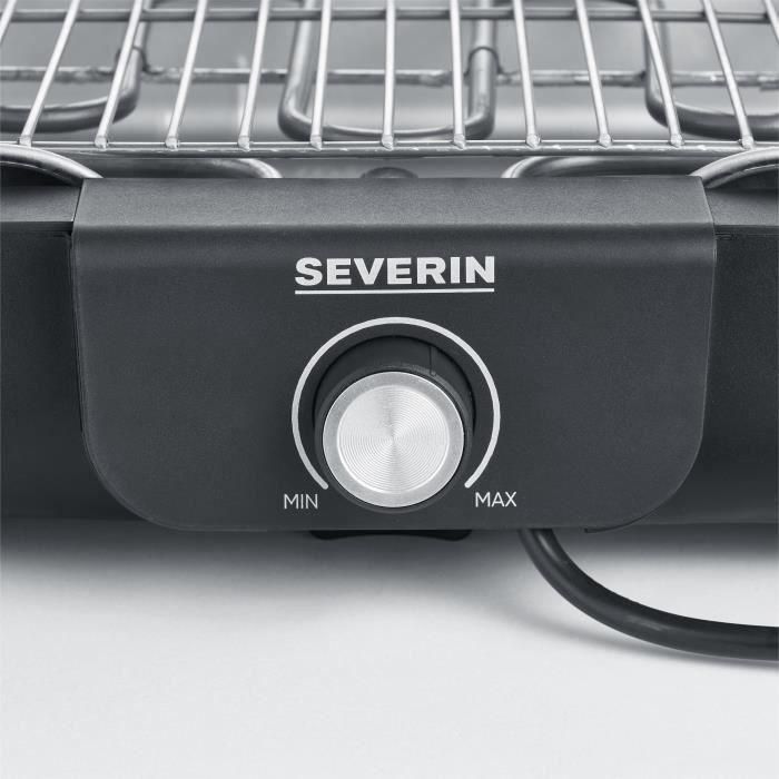 Barbacoa de mesa eléctrica - SEVERIN - PG8554 - Superficie de cocción 37 x 29 cm - Bandeja de agua reductora de olores y humos 2 Barbacoa de mesa eléctrica - SEVERIN - PG8554 - Superficie de cocción 37 x 29 cm - Bandeja de agua reductora de olores y humos 2