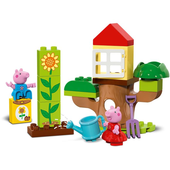 LEGO 10431 Duplo Jardín y Casa del Árbol de Peppa y George Pig – Set de Construcción para Preescolares Actividades al Aire Libre 4