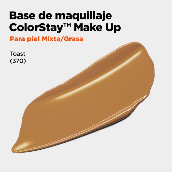 Revlon COLORSTAY Base Maquillaje Piel Mixta/Grasa #370-Toast 30ml SPF15