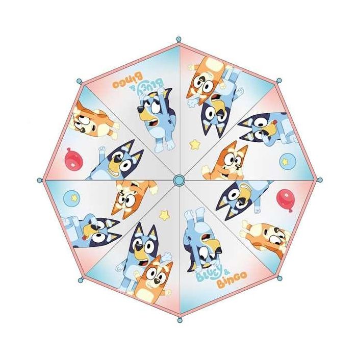 Paraguas manual poe burbuja bluey 45 cm Paraguas manual poe burbuja bluey 45 cm