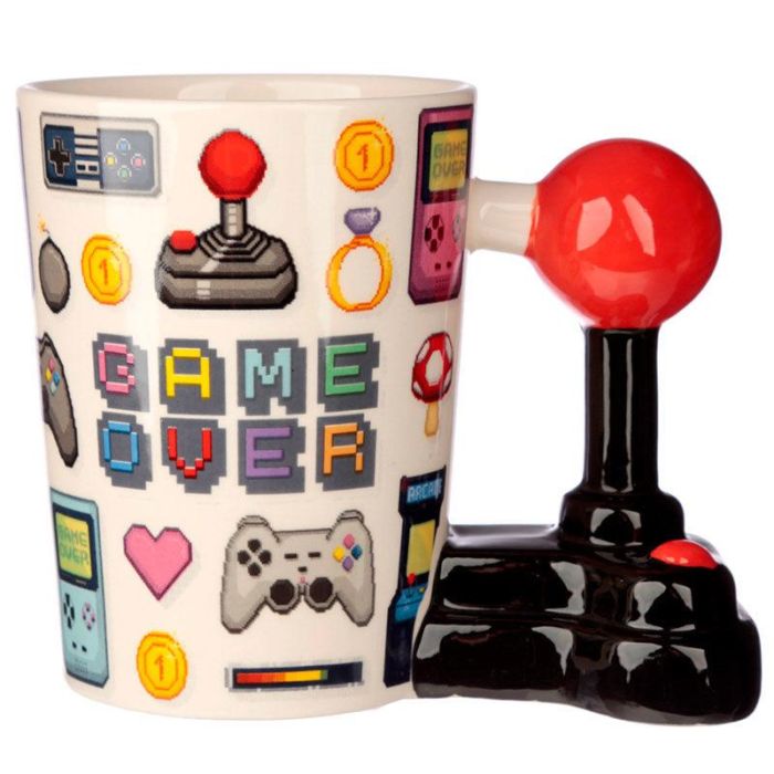 Taza asa 3D Joystick Pixel Game Over 5 Taza asa 3D Joystick Pixel Game Over 5