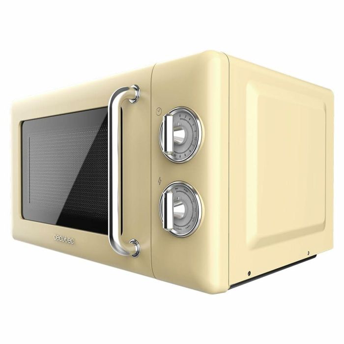 Cecotec 01708 Microondas con Grill para Encimera, 20L y 700W, Control Giratorio, Color Beige y Acero Inoxidable 1 Cecotec 01708 Microondas con Grill para Encimera, 20L y 700W, Control Giratorio, Color Beige y Acero Inoxidable 1