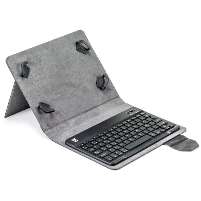 Teclado Bluetooth con Soporte para Tablet Maillon Technologique MTKEYBLUECB Negro Qwerty Español