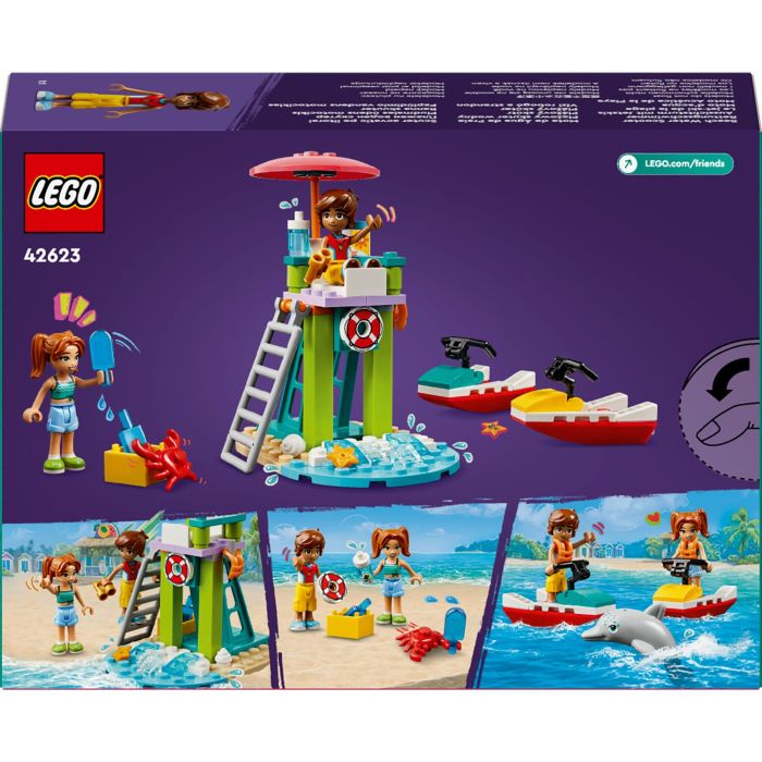 LEGO 42623 Moto Acuática de la Playa Friends con 2 Minipersonajes, Delfín y Accesorios, Juguete +5 años 9 LEGO 42623 Moto Acuática de la Playa Friends con 2 Minipersonajes, Delfín y Accesorios, Juguete +5 años 9
