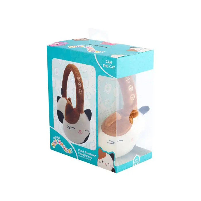 Wondee Auriculares de Peluche Bluetooth Squishmallows Cam para Niños de 5 a 15 Años 3