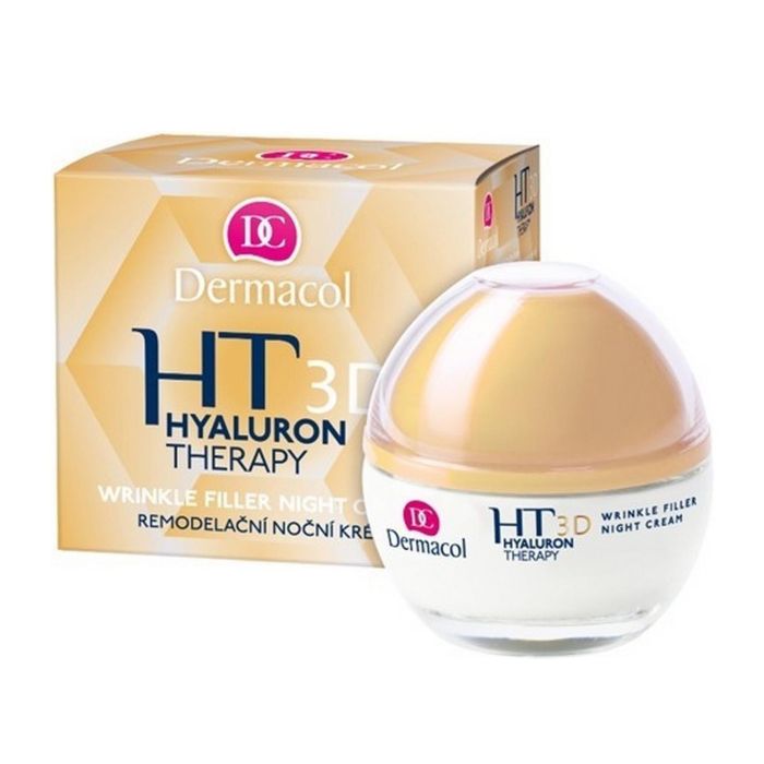Dermacol Ht 3D Hyaluron Therapy Crema de Noche Rellenadora de Arrugas para Mujer 50 ml