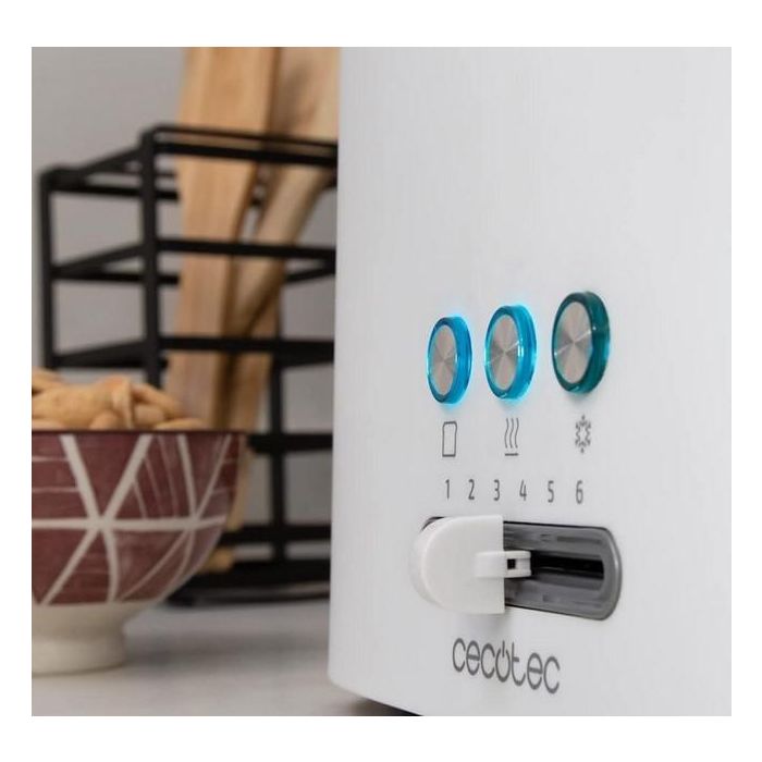 CECOTEC 03190 Tostadora, 4 Rebanadas, 1630 W, Blanco 1 CECOTEC 03190 Tostadora, 4 Rebanadas, 1630 W, Blanco 1