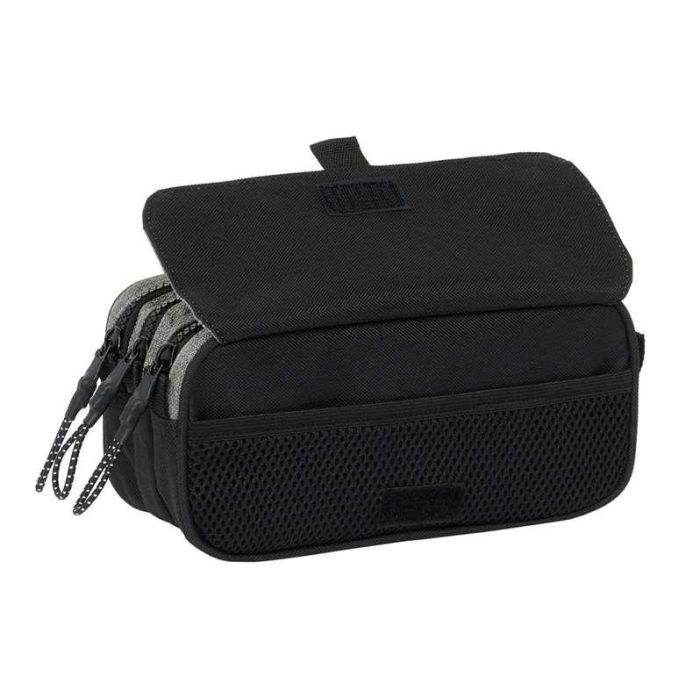 Portatodo Triple Eckō Unltd. Rhino Negro Gris 21,5 x 10 x 8 cm 2 Portatodo Triple Eckō Unltd. Rhino Negro Gris 21,5 x 10 x 8 cm 2