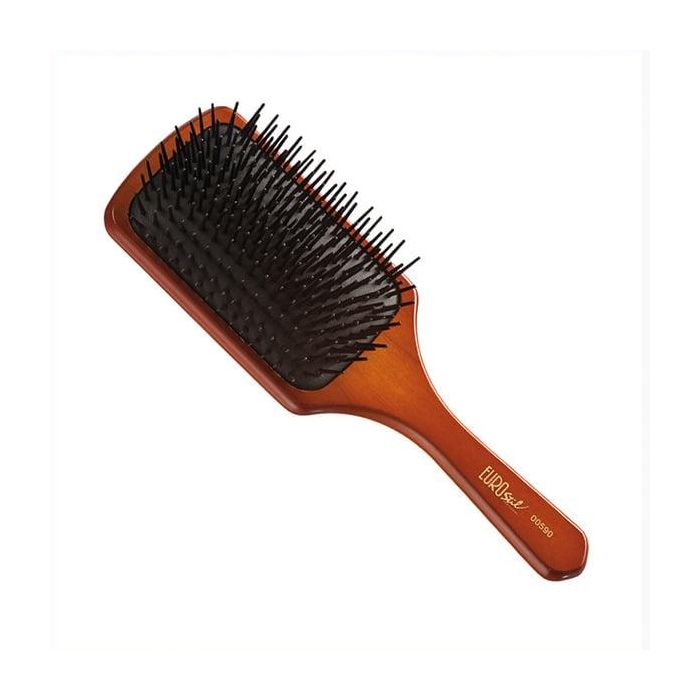 EUROSTIL Goma rectangular cepillo púa plástico para mujer