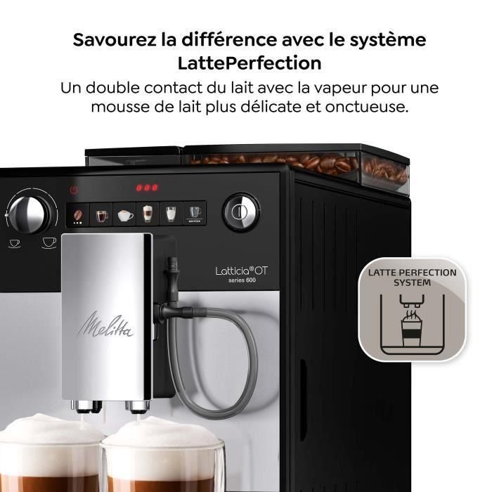 Cafetera automática - MELITTA - Latticia OT F300-101 - Plata 1 Cafetera automática - MELITTA - Latticia OT F300-101 - Plata 1
