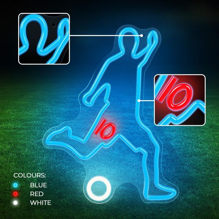 Lampara Forever Neon Plexi Led Footballer 4 Lampara Forever Neon Plexi Led Footballer 4