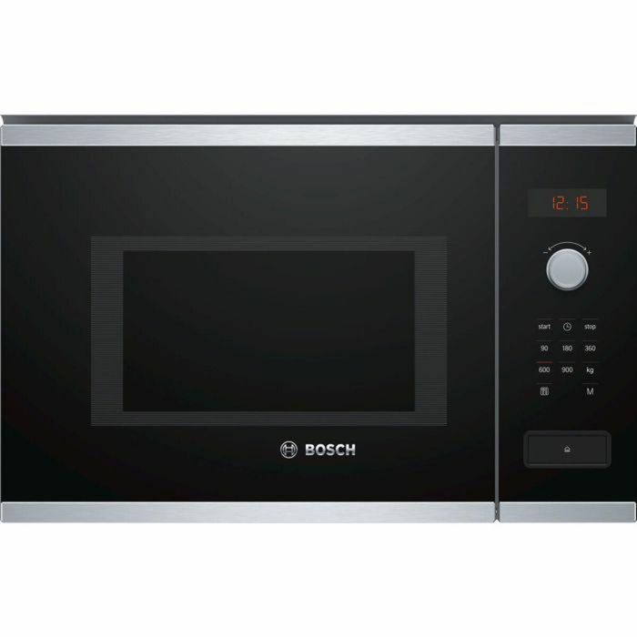 Bosch Serie | 4 BFL553MS0 Horno microondas monofunción empotrable 25 litros 900 Watt acero inoxidable 6 Bosch Serie | 4 BFL553MS0 Horno microondas monofunción empotrable 25 litros 900 Watt acero inoxidable 6