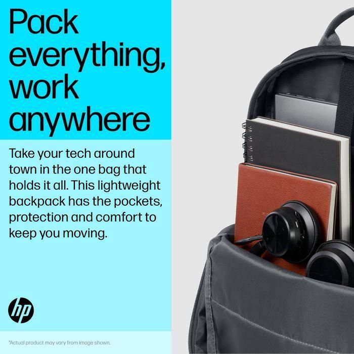 HP Mochila para Portátil de 15.6 pulgadas - Ligera y Protectora para Trabajo o Viaje 1 HP Mochila para Portátil de 15.6 pulgadas - Ligera y Protectora para Trabajo o Viaje 1